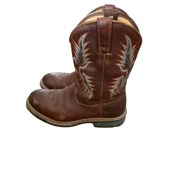 Ariat Men's Size 8.5 D Ricochet Brown Leather Rodeo Western Cowboy Boots - Picture 9 of 10